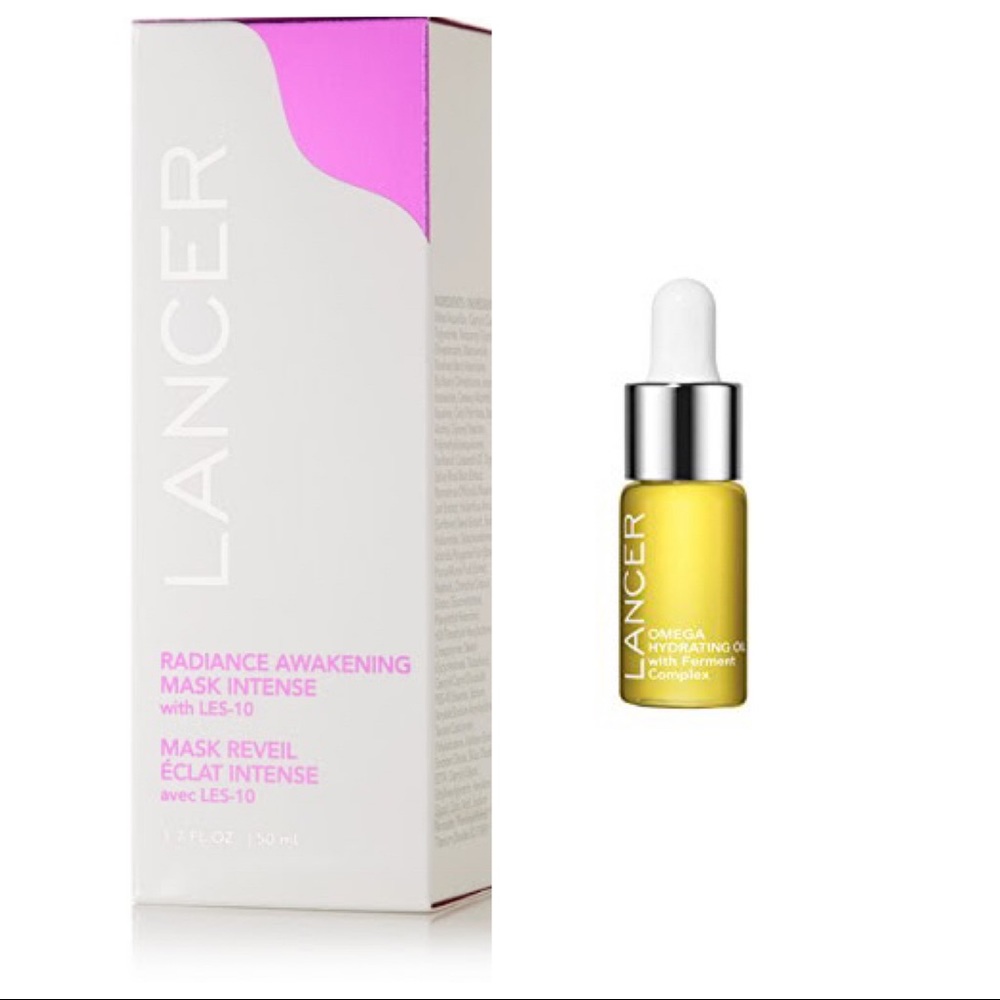 Dr Lancer Bundle- Radiance Mask & Omega Oil! NWT